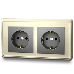 Furutech | FP-SWS-D(Gold) | Double Schuko Outlet