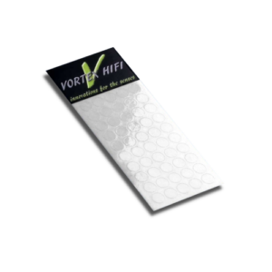 Vortex HiFi | 2D Entstör-Chip | Transparent, 6 mm